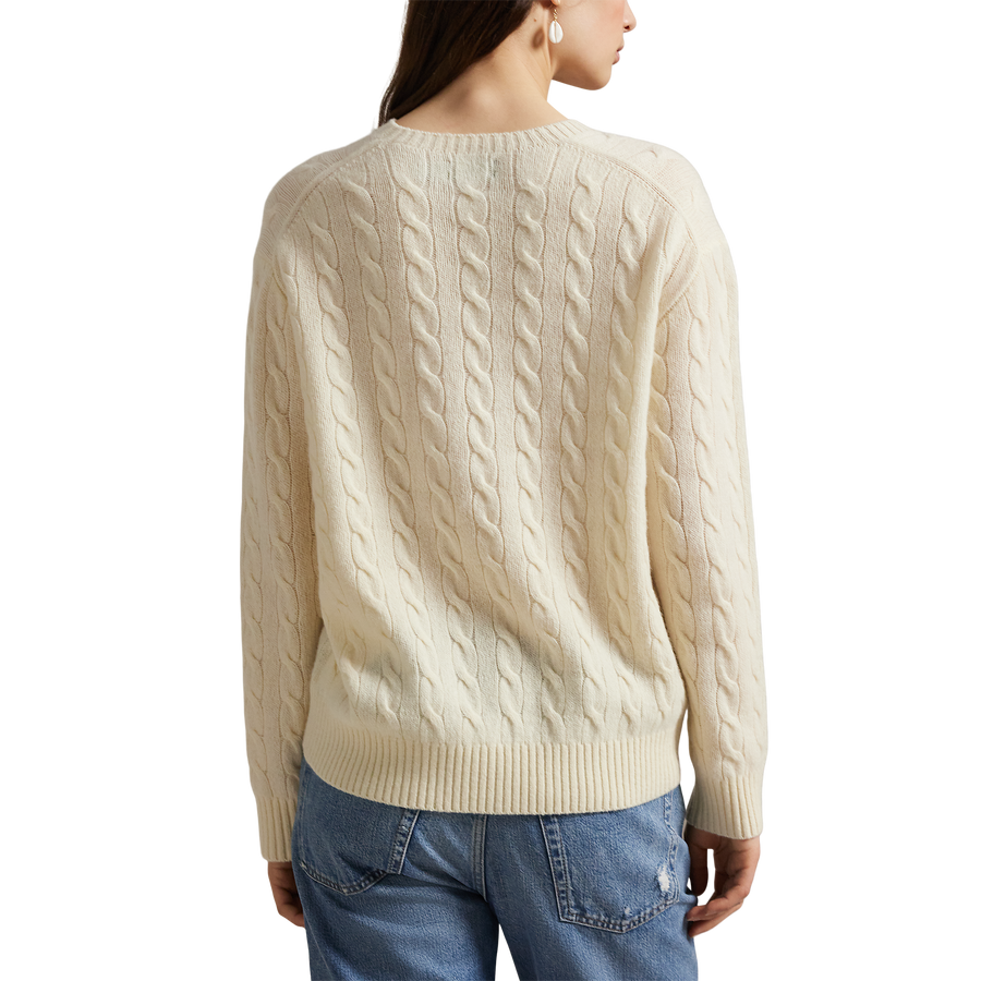 Cable Crewneck Sweater