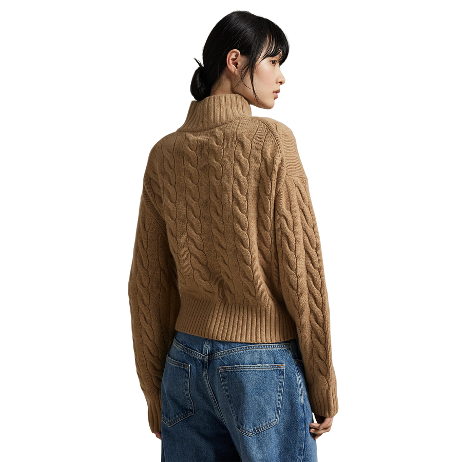 Cable Half-Zip Sweater