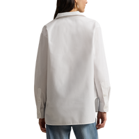 Lace-Up Cotton Shirt