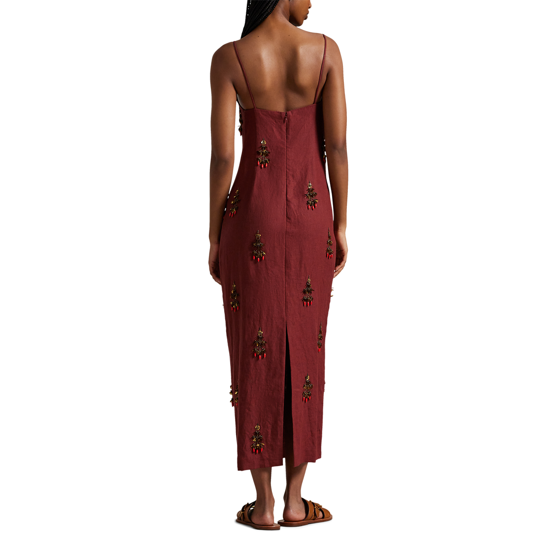 Sleeveless Embellished Dress