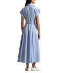 Striped Belted Shirtdress