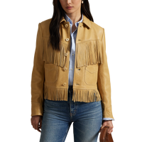 Fringe Leather Jacket- WW