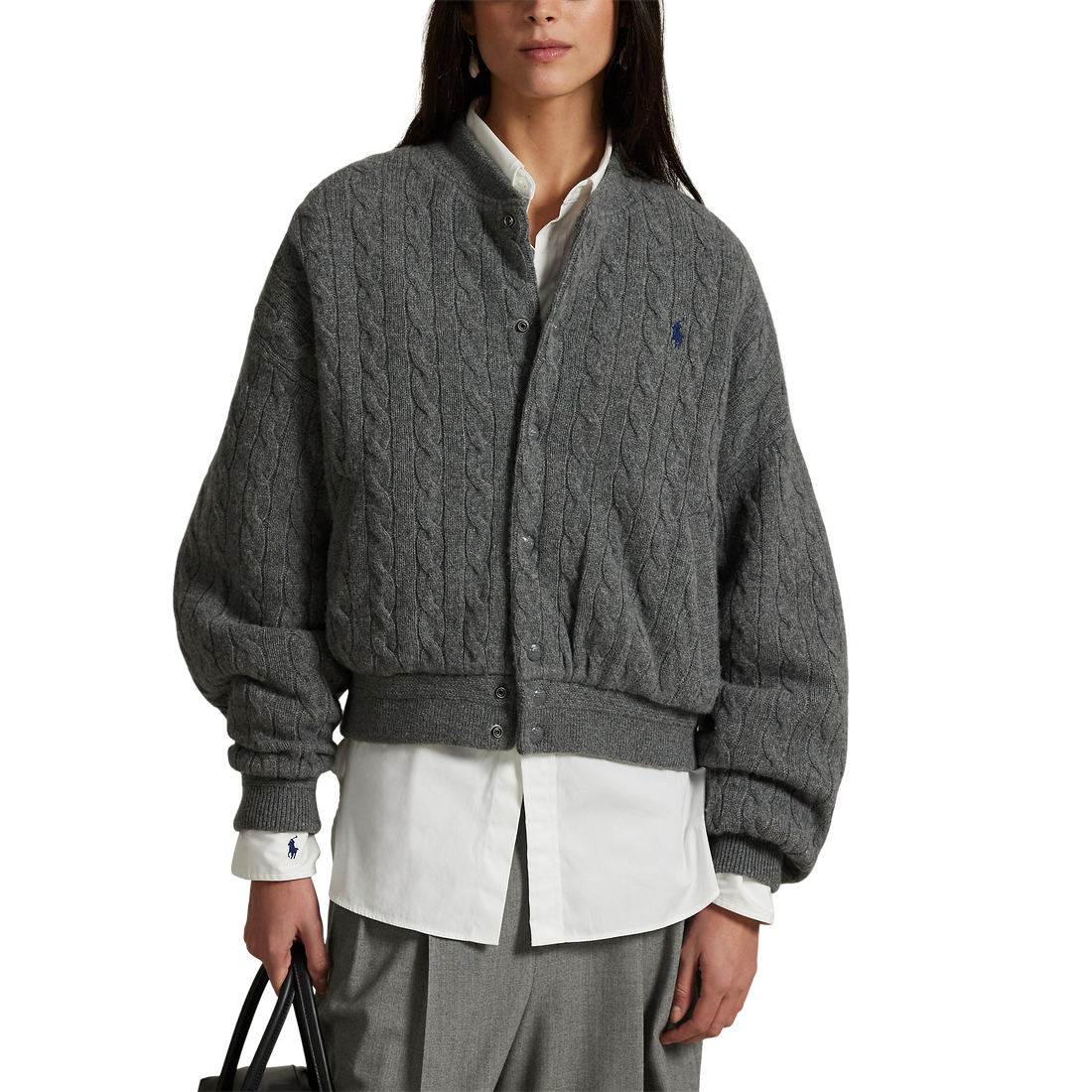 Cableknit Bomber