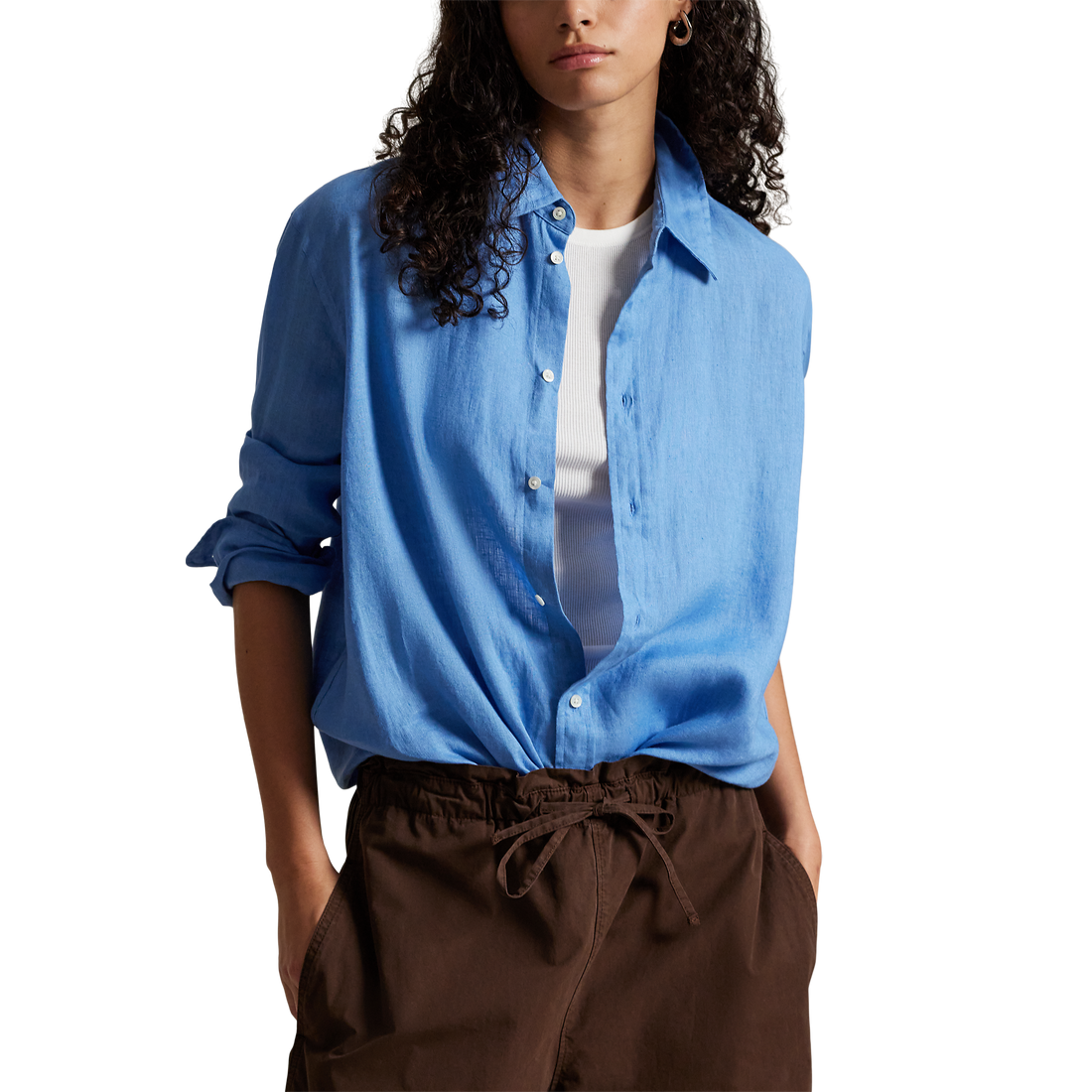 Oversized Linen Shirt