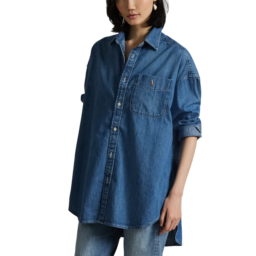 Oversized Denim Shirt- WW