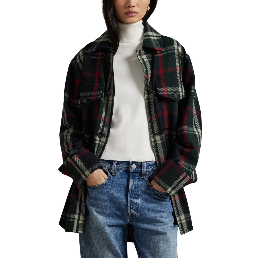 Plaid Shirt Jacket- WW