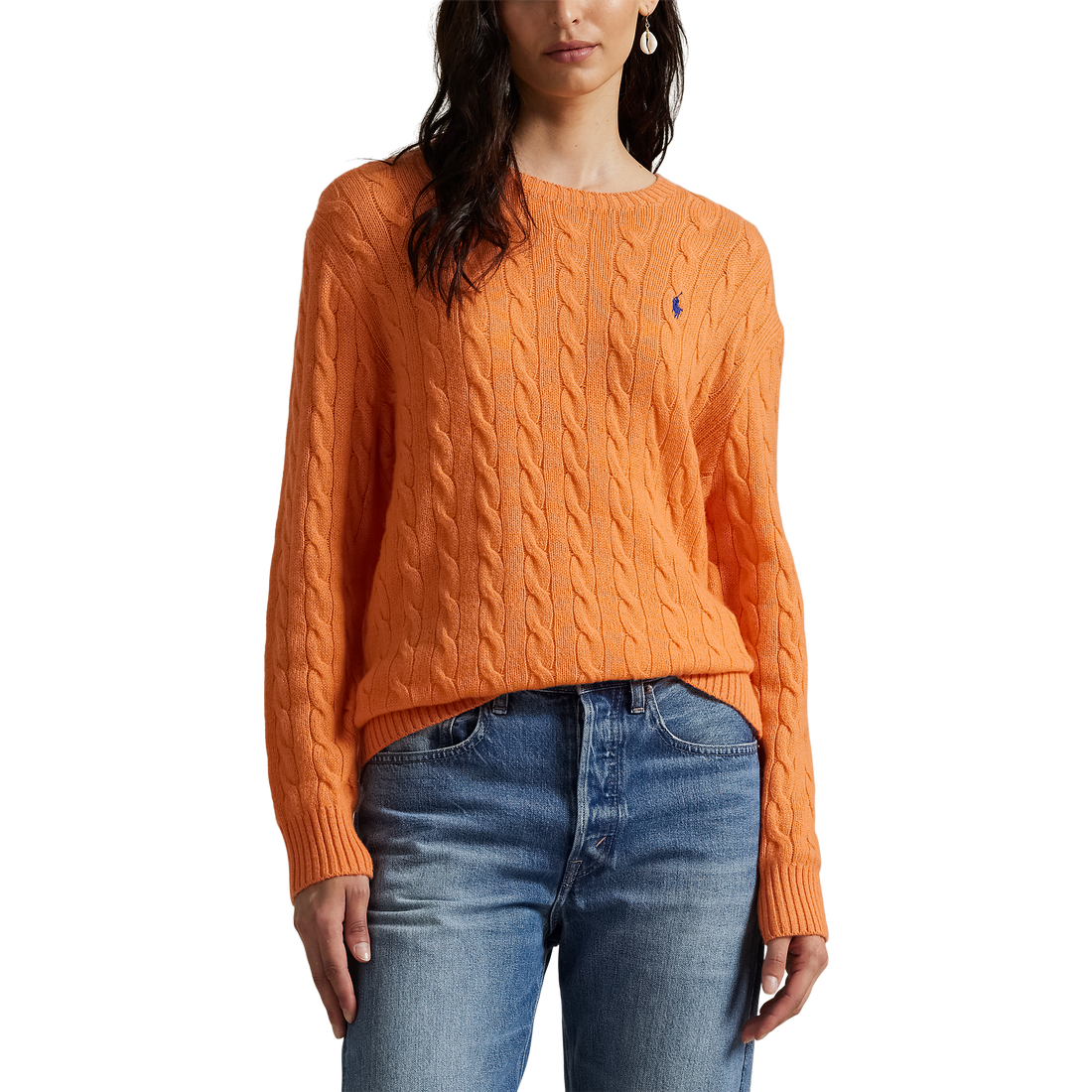 Cable Crewneck Sweater