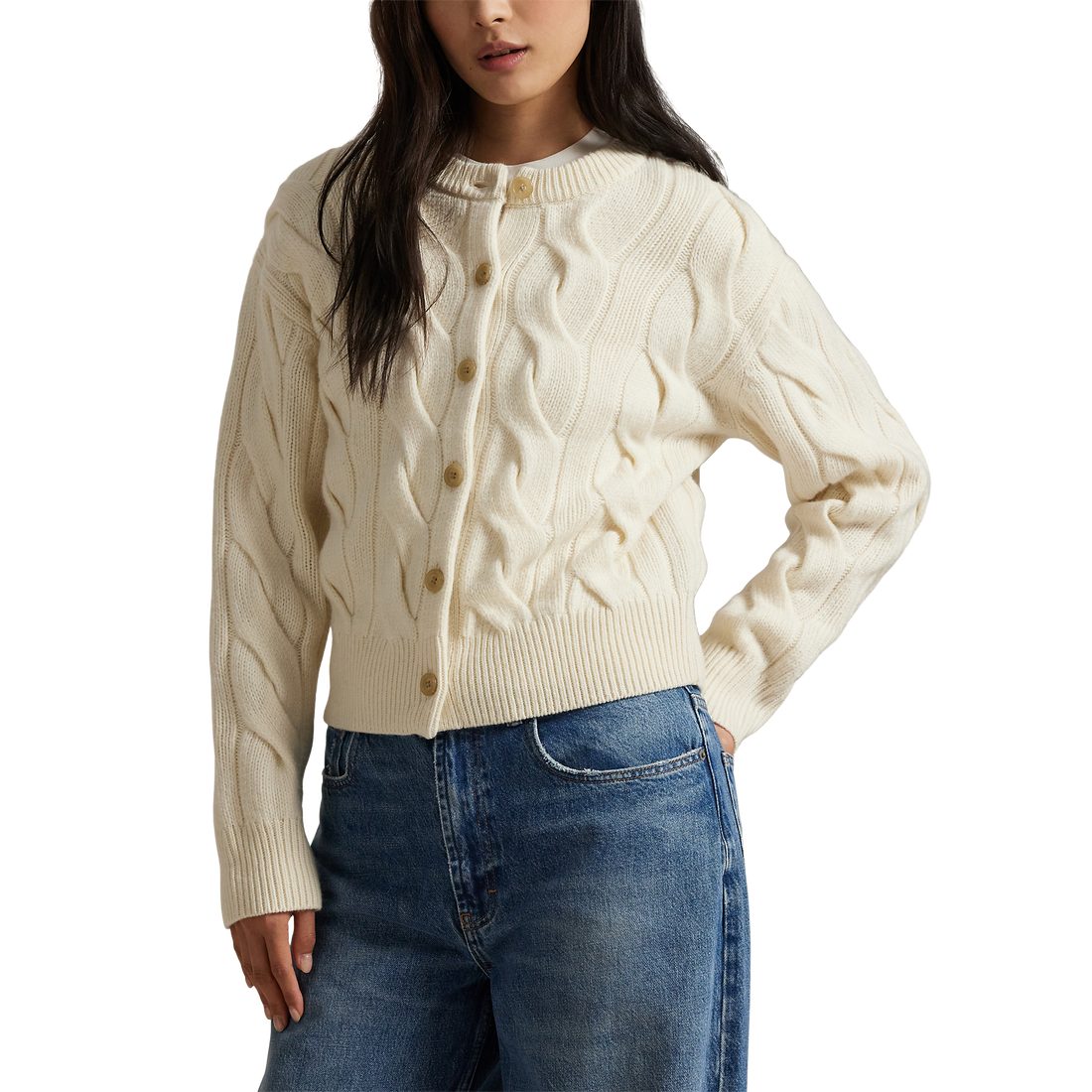 Cableknit Cardigan