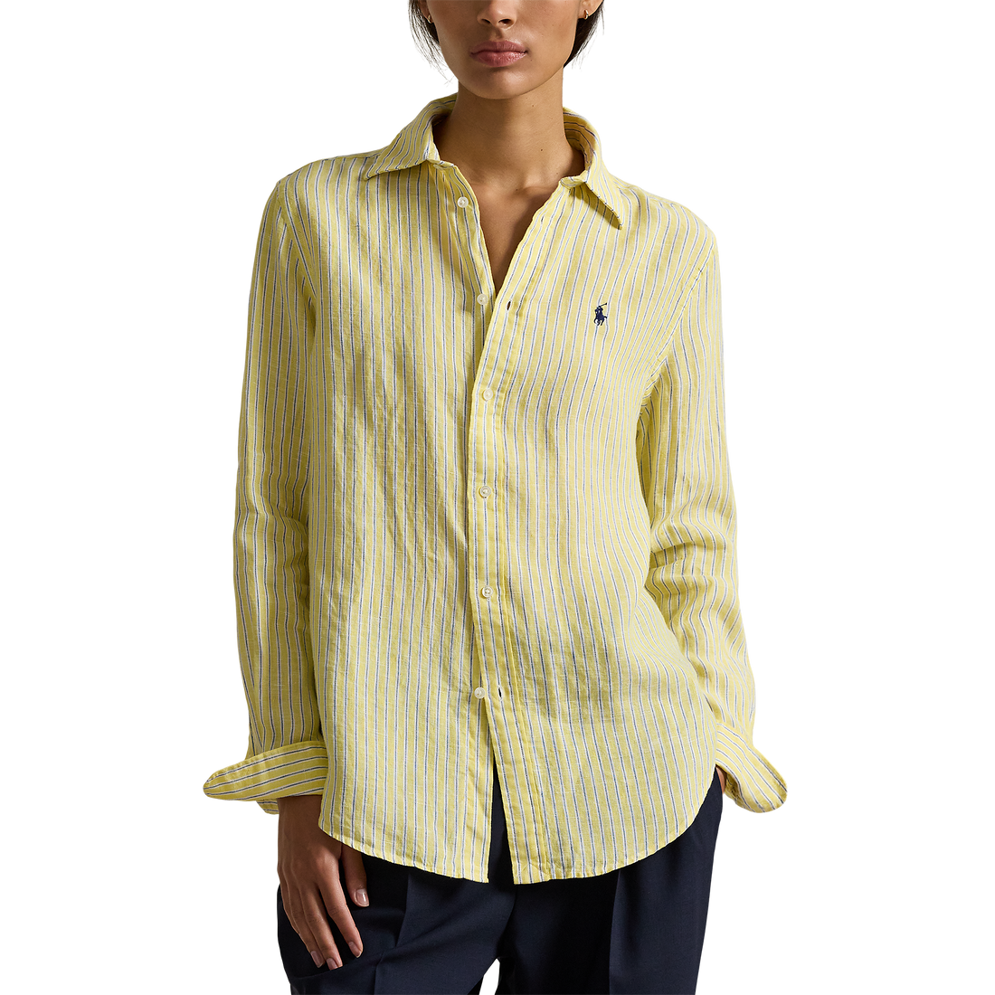 Striped Linen Button Down