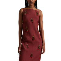 Sleeveless Embellished Dress