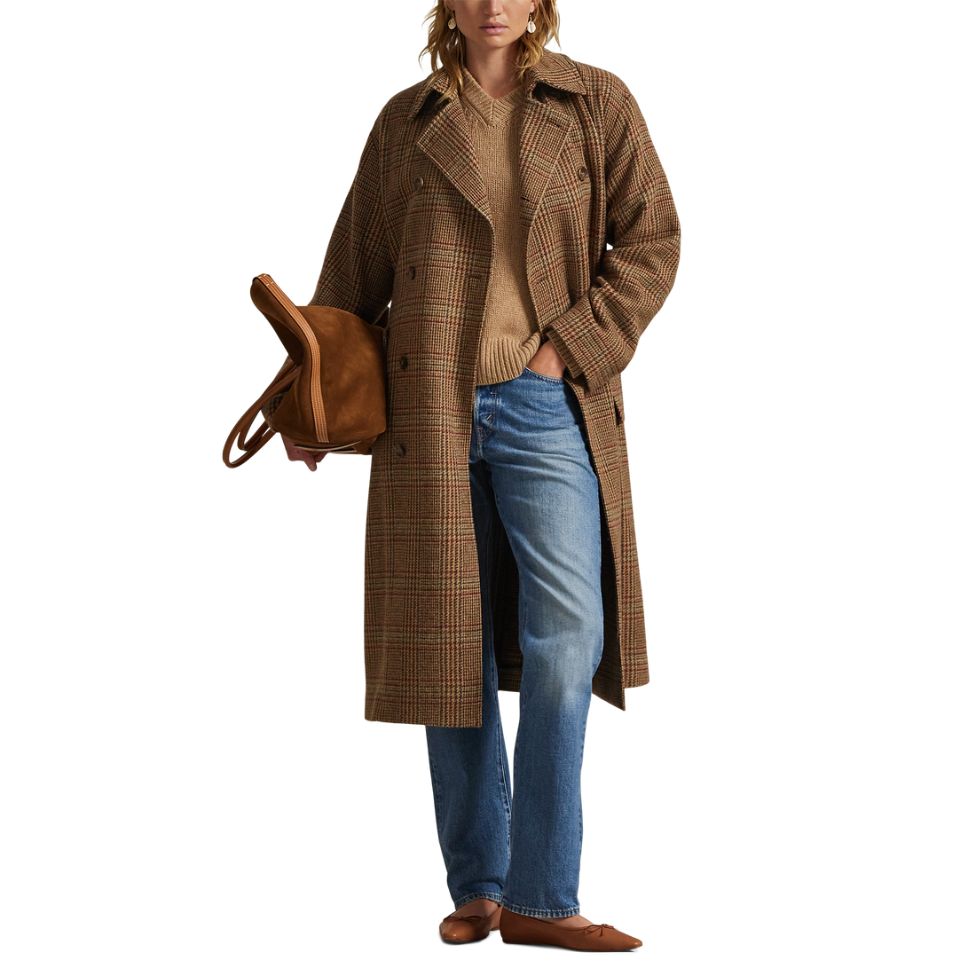 Glen Plaid Trench Coat- WW
