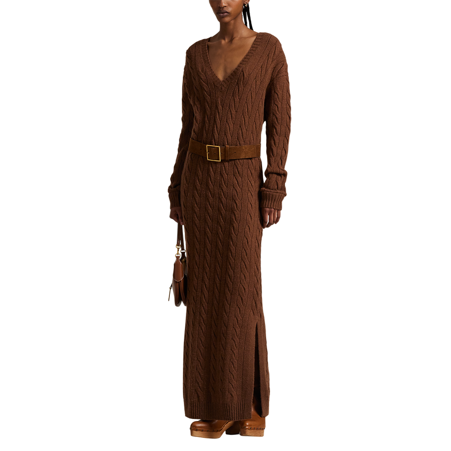 Cableknit Sweater Dress- WW