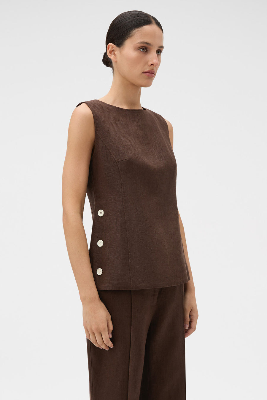 Button Detail Shell Top